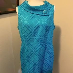 1st Lady’s Turquoise Blue Dress